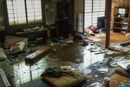 火事現場