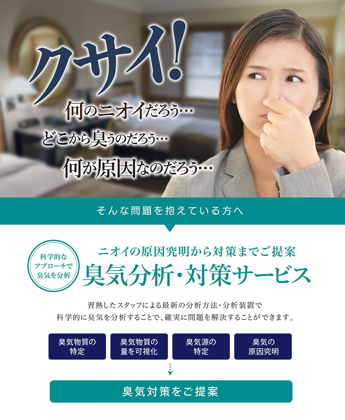 臭気分析・対策サービス メイン解説